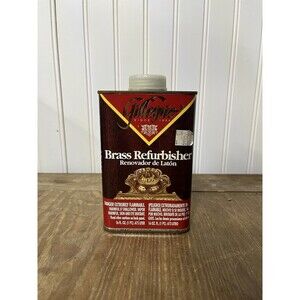 Vtg Gillespie Brass Restorer '95 Tin Prop  Full Usa BR86.1 Household Cleaner